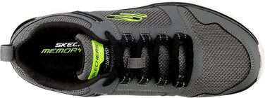 Чоловічі кросівки Skechers Burns-Agoura, 43 EU, шкіра, сітка, чорний колір