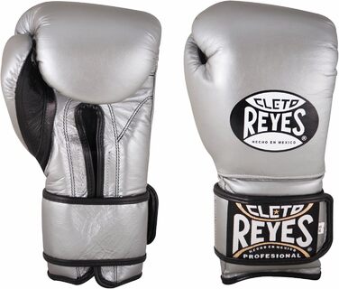Боксерські рукавички Cleto Reyes 12 унцій сріблясті для тренувань