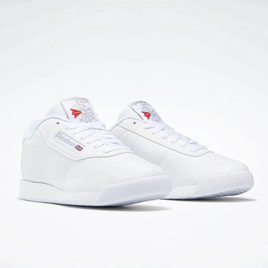 Жіночі шкіряні кросівки Reebok Princess, білі, 100000101, 42