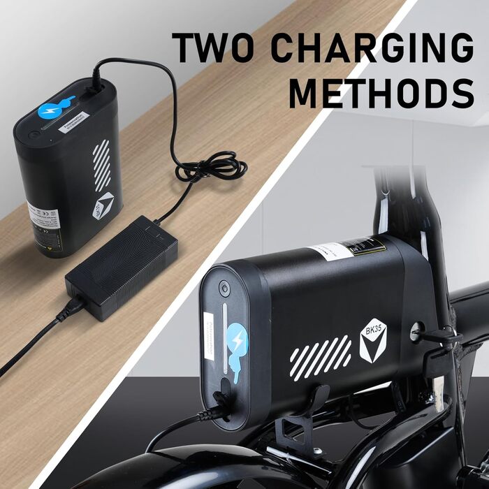 Електровелосипед складаний HITWAY 250W, 16 дюймів, Li-Ion акумулятор, пробіг 25-60 км, швидкість до 25 км/год