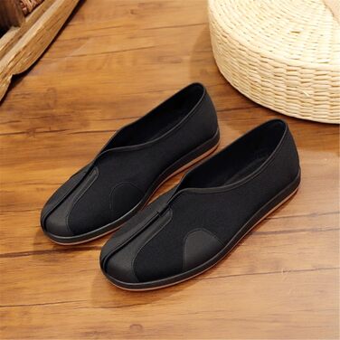 Тай-чи Кунг-фу: Взуття для тай-чи та кунг-фу, ретро стиль, комфортне, чорний (41 EU)