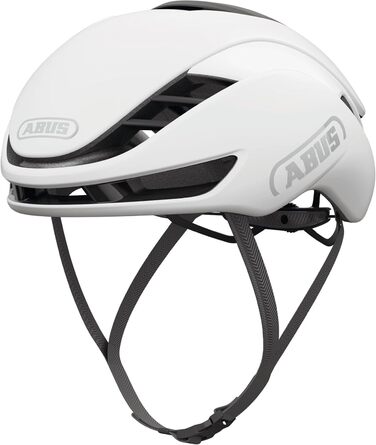 ABUS Шолом для шосейної їзди Gamechanger 2.0 - Аерошолом преміум-класу, білий (polar white), розмір L (57-61 см)
