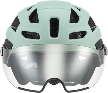 Велошолом uvex Finale Visor з візором та LED-світлом для міста, унісекс
