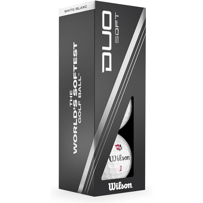 Гольф-м'ячі Wilson Duo Soft, м'які, для гри в гольф