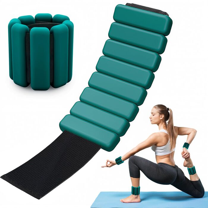 Набір манжет для зап'ястя та щиколоток (0.45/0.9 кг) для фітнесу, йоги, танців