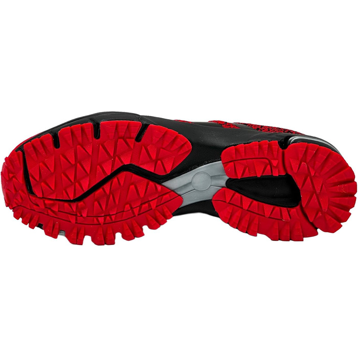 Чоловічі та жіночі кросівки для бігу та повсякденного носіння, спортивне взуття, модель Sneaker, розміри від 39 EU, червоно-чорні