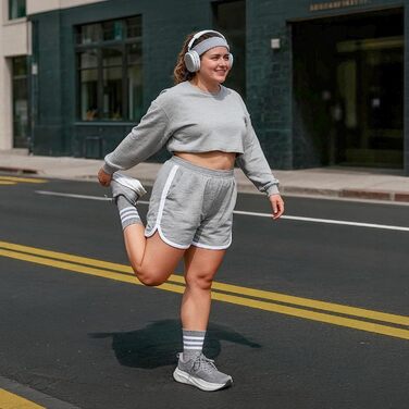 Жіночі кросівки Allswifit для бігу та фітнесу: легкі, амортизуючі, з антиковзким протектором, сірі (41 EU)