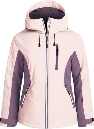 Жакети GEYSE Daen: водонепроникні, вітронепроникні, ізольовані, для сноуборду та лижного спорту (світло-рожевий, темно-ліловий)