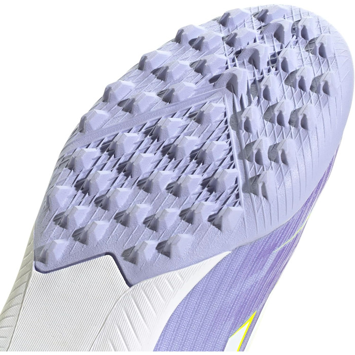 Дитячі футбольні бутси Adidas F50 SPARKFUSION League W Mid Turf - Violet Tone, Lucid Lemon, Purple Rush, 37 1/3 EU