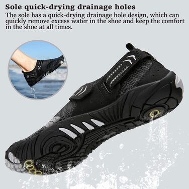 Водні черевики FANSU для дорослих: рожеві, швидковисихаючі, з липучкою, для плавання та серфінгу