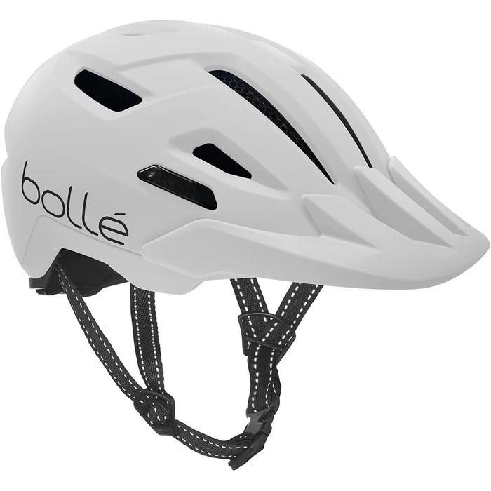 Велошолом Bollé STANCE CROSS з козирком, міський та гірський, білий, розмір M