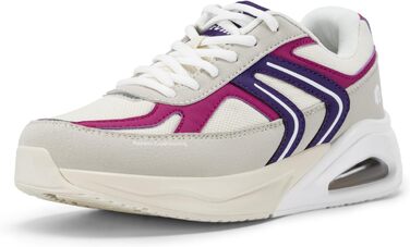 Кросівки FitVille для жінок - широка модель, з повітряною амортизацією, для бігу та фітнесу, дихаючі, легкі, антиковзкі, для ходьби, зручні (37 EU, слонова кістка рожевий)