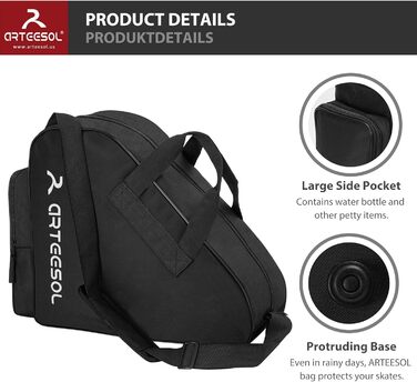 Сумка для роликів, ковзанів та скейтів Blackace arteesol для дітей і дорослих