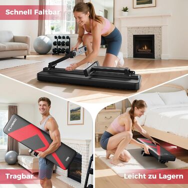 Flybird: Складна лавка для жиму лежачи - міцна, для силових тренувань, максимальне навантаження 300 кг