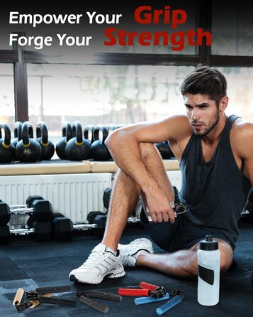 Набір для тренування сили рук Handtrainer - 6 штук (23-91 кг) для розвитку м'язів та реабілітації