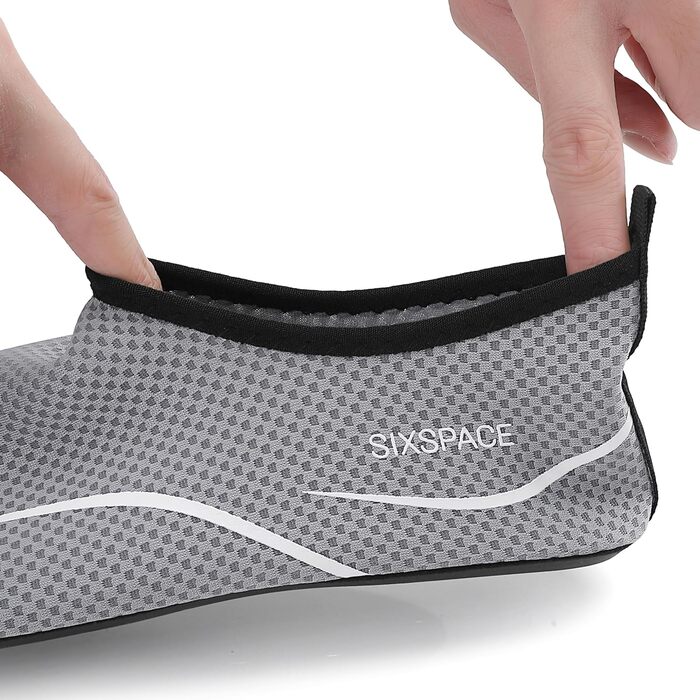 Чоловічі та жіночі аквашузи Sixspace для плавання, серфінгу, йоги. Швидка сушка, дихаючі, slip-on. Розмір 47 EU