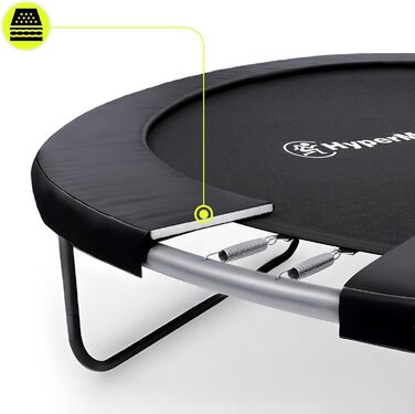 Батут гірчатий Hypermotion Outdoor для дітей 244/305/366/430/487 см - швидковисихаючий, водостійкий, Ø 366 см