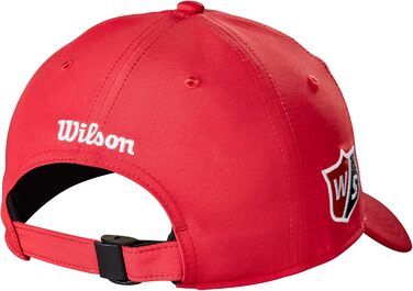 Чоловіча кепка для гольфу Wilson PRO TOUR, поліестер, універсальний розмір, червона