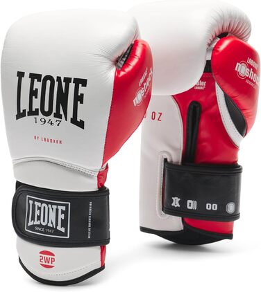 Боксерські рукавички LEONE 1947 Il Tecnico N3 10 унцій, білі
