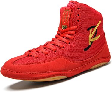 Боксерські черевики для боротьби та боксу, чоловічі, жіночі, дитячі, 43 EU, червоні