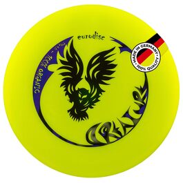 Фрісбі спортивне Eurodisc 175г Organic Ultimate 'Creature' жовте - професійний диск для змагань з біопластику