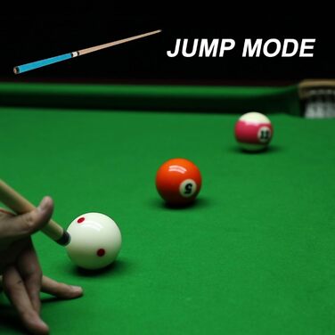 Більярдний кий Dysdensa Queuestab, 680-750 г, канадське кленове дерево, 14 мм, кристалізована накінечник, 3 частини, синій колір