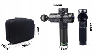 Потужний перкусійний масажер PISTOLET Massage Gun Pro