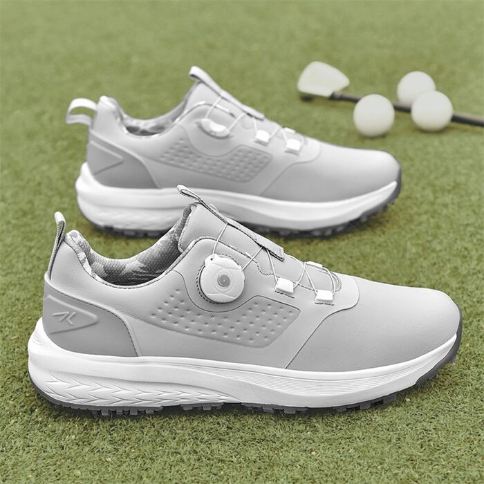 Жіночі гольф-туфлі з шипами, водонепроникні гольф-туфлі для жінок (42 EU, Сірий)