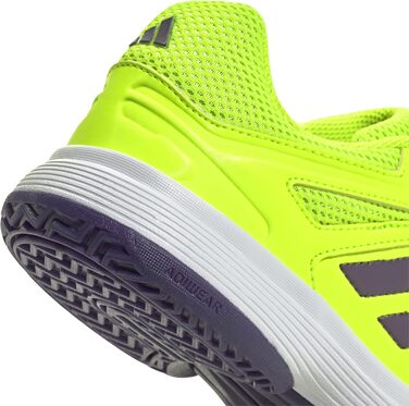 Дитячі кросівки Adidas Speedcourt Indoor для залу - унісекс, розмір 35.5 EU, кольори: Lucid Lemon, Aurora Met, Aurora Plum