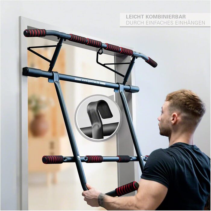 Складаний турнік Sport-Tec з брусами для дверного отвору