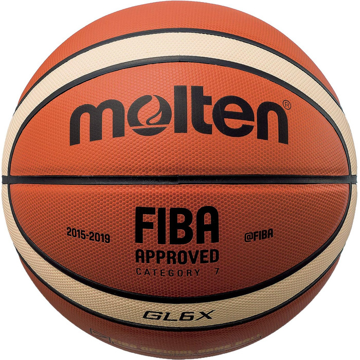 Баскетбольний м'яч Molten X-Serie, шкіра, FIBA, BGLX