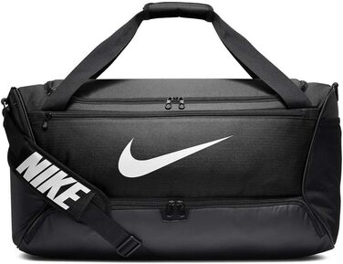 Спортивна сумка Nike Brasilia Medium, чорна, 64x30x30 см