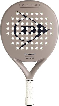 Падeль ракетка Dunlop Lumina - Amazon Exclusive, Графітовий фрейм, Ядро Pro Eva, 365г (Світло-сірий)