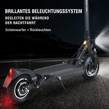 Електросамокат JOYOR Y8S 48V 26Ah, запас ходу 65-100 км, 500W, макс. вантажопідйомність 120 кг