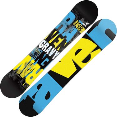 Дитячий сноуборд комплект Raven Gravy 145 см з кріпленнями S/M, чорний