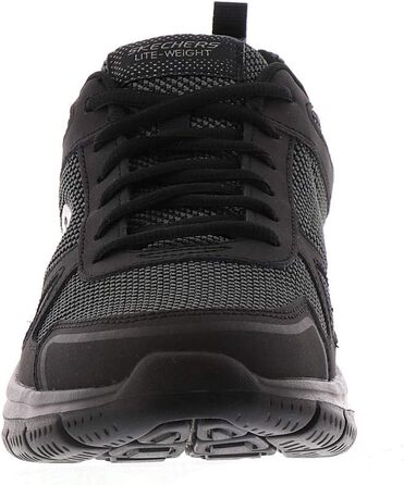 Чоловічі кросівки Skechers Track Scloric, чорний колір, шкіра та сітка