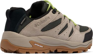 Чоловічі трекінгові черевики Columbia Redmond™ IV Low Waterproof Mid Rise, 49 EU, Gravel Napa Green