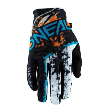 Рукавички O'NEAL Matrix Glove Ipact для Downhill/Freeride, чорно-помаранчеві, XL
