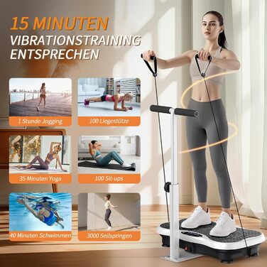Віброплатформа для дому з пультом та Bluetooth, Vibro Shaper для всього тіла