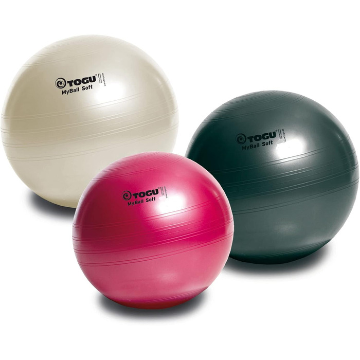 Гімнастичний м'яч TOGU My-Ball Soft 45 см, перлинно-білий