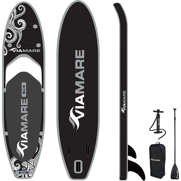 Надувна SUP-дошка VIAMARE 330 S Octopus, комплект, біло-чорна
