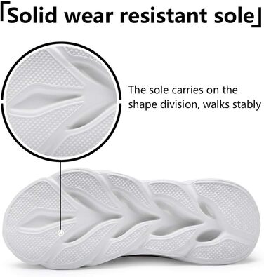 Чоловічі кросівки Ahico для бігу, фітнесу та крос-тренінгу. Slip-On, білі з помаранчевим, 42.5 EU