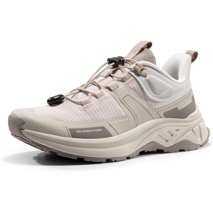 Жіночі трекінгові черевики NORTIV 8 - легкі, дихаючі, для хайкінгу та роботи, розмір 40.5 EU, колір хакі