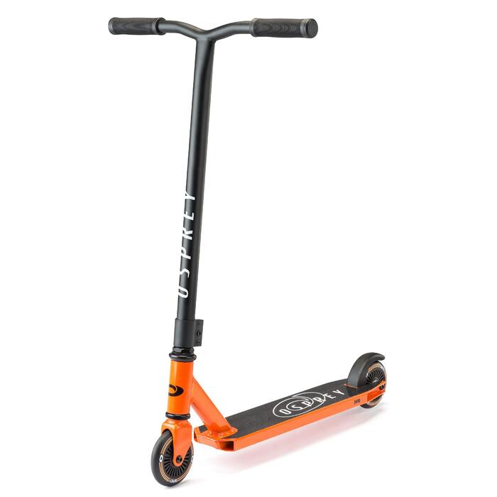 Самокат трюковий Osprey Stunt Pro 360° для дітей та дорослих, з підшипниками ABEC 5, помаранчевий