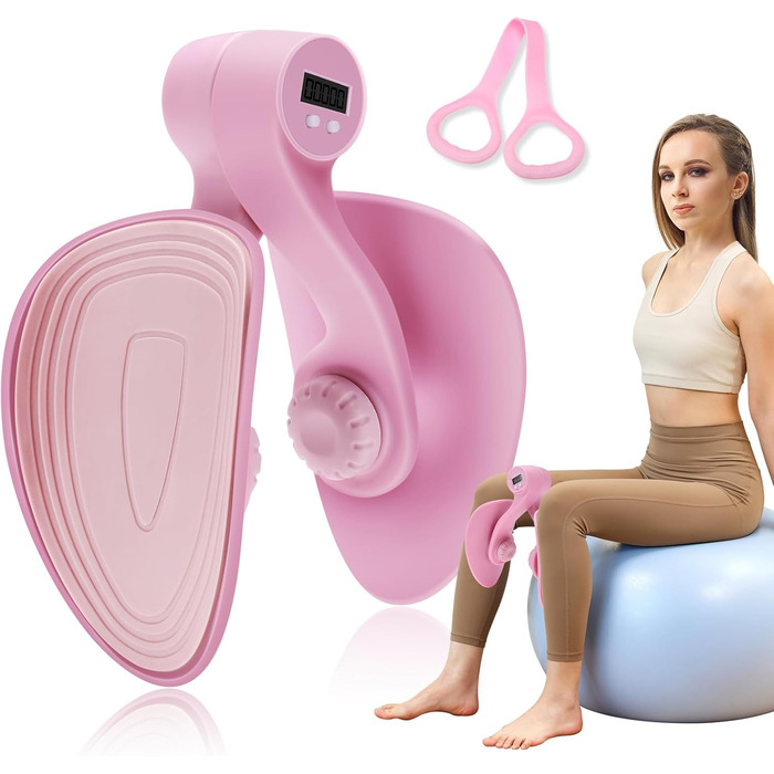 Тренування стегон Thigh Master з LED-дисплеєм: для формування, схуднення та реабілітації, ідеально для післяпологового періоду