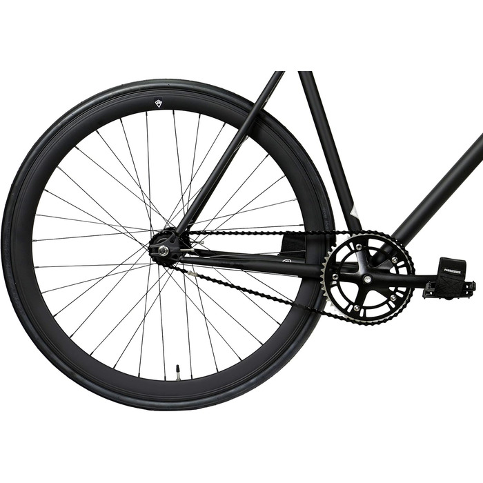 Велосипед FabricBike Original Pro Matte Black L-58 см, Hi-Ten сталь, фікс, сінглспід, міський, 10,45 кг