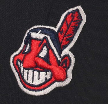 Кепка New Era Cleveland Indians Wahoo Logo 9twenty чорна, універсальний розмір