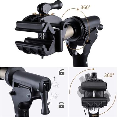 Підставка для збирання велосипеда CXWXC - професійна стійка для ремонту з підносом для інструментів та магнітним відділенням, поворотна та складна, до 30 кг, колір шампань