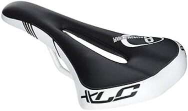 Велосипедне сідло XLC MTB ATB Sport SA-S06, чорно-біле, для гірського велосипеда