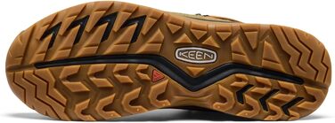 Чоловічі трекінгові черевики KEEN Hightrail Mid Waterproof, 40.5 EU, колір Сафарі Чорний